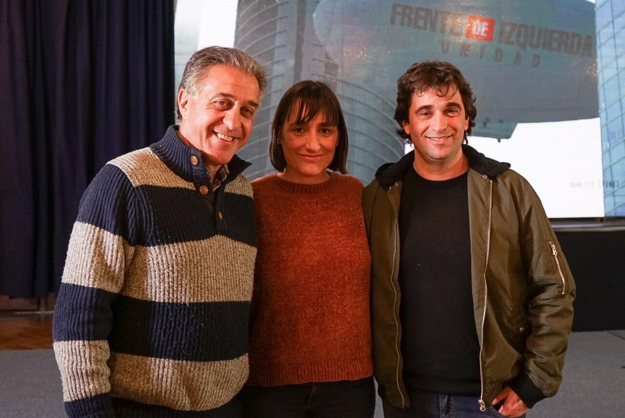 Pitrola, Del Plá y Solano, candidatos del FIT-U.