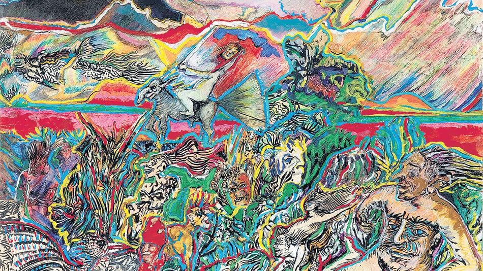 La naturaleza y los mitos (1975) y, abajo, Consagración de Recontrapoder (1974), de Noé.