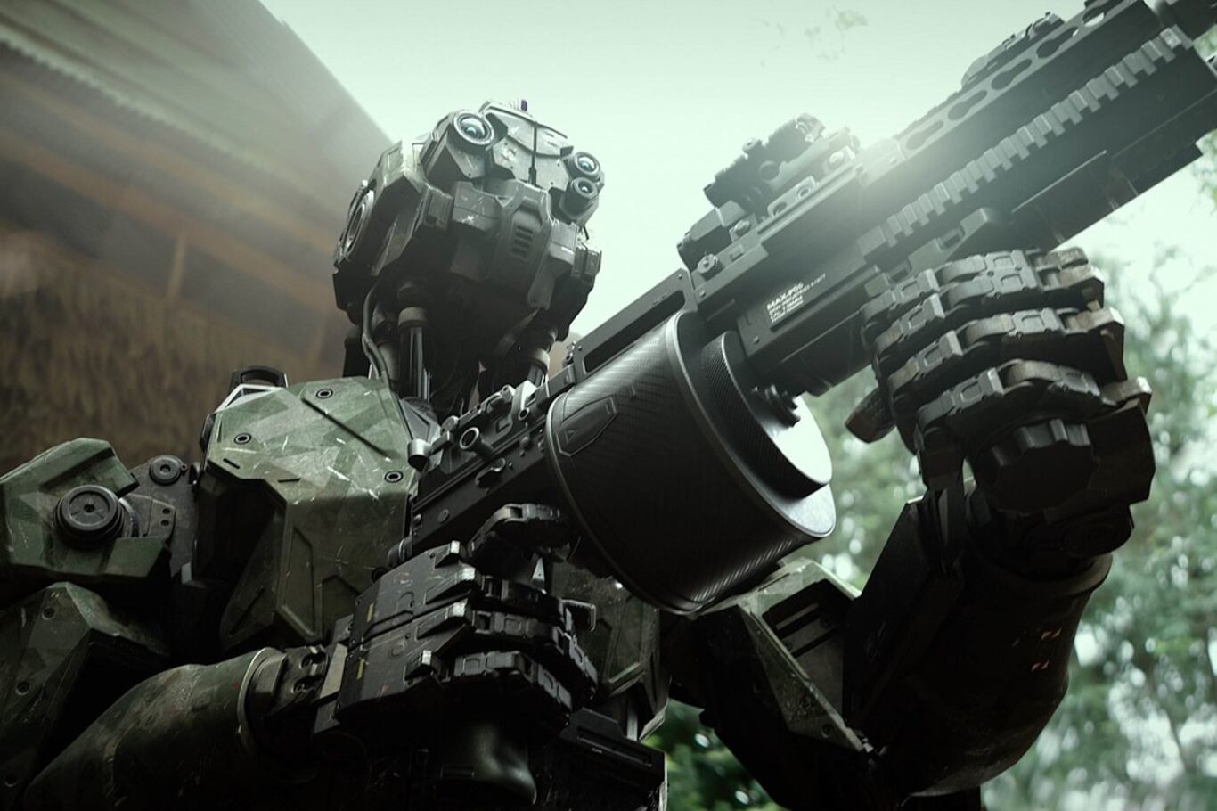 Guerreros de metal manipulados por un equipo paramilitar de los EE.UU.