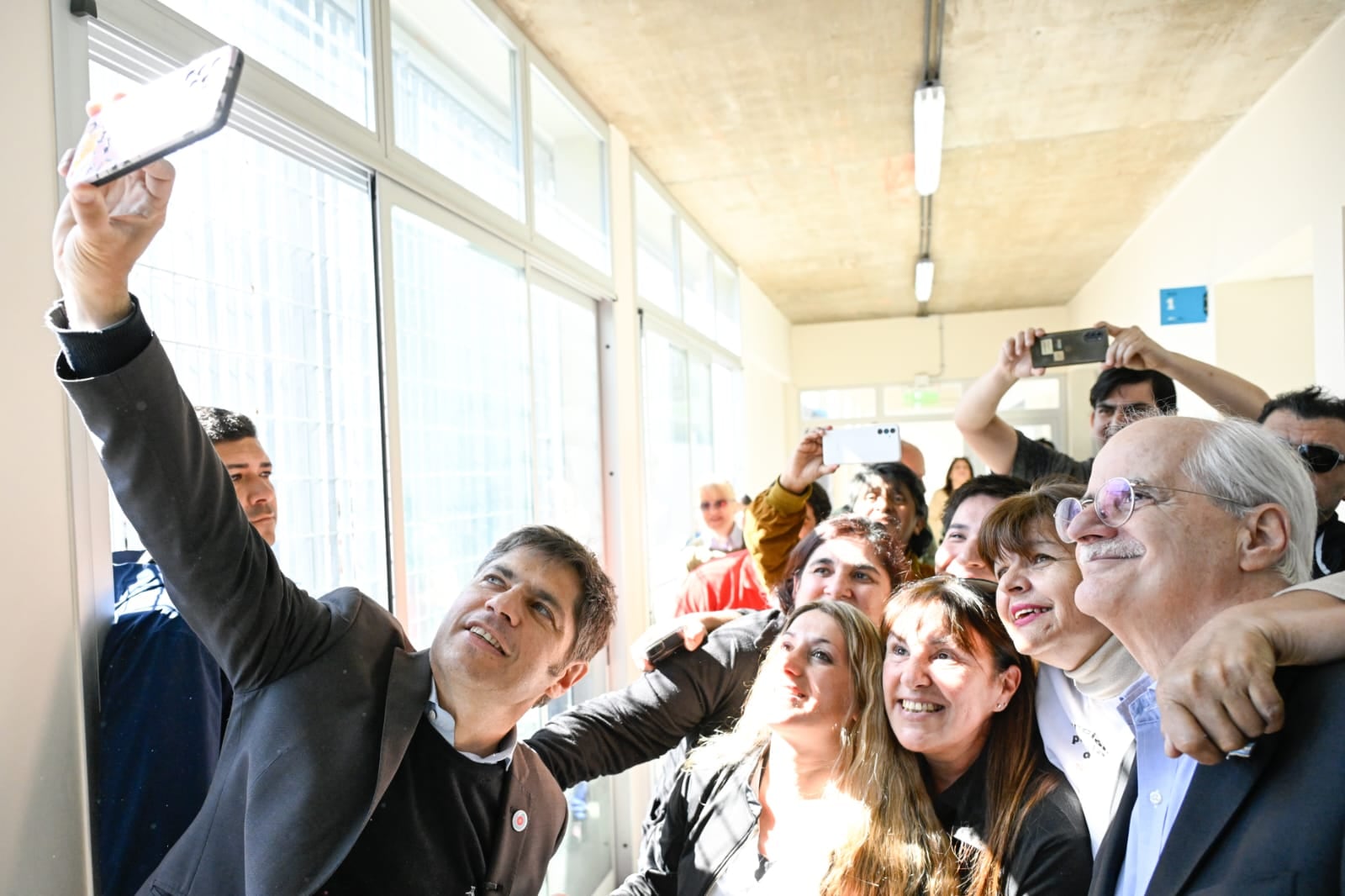 Kicillof y Taiana juntos en San Martín.