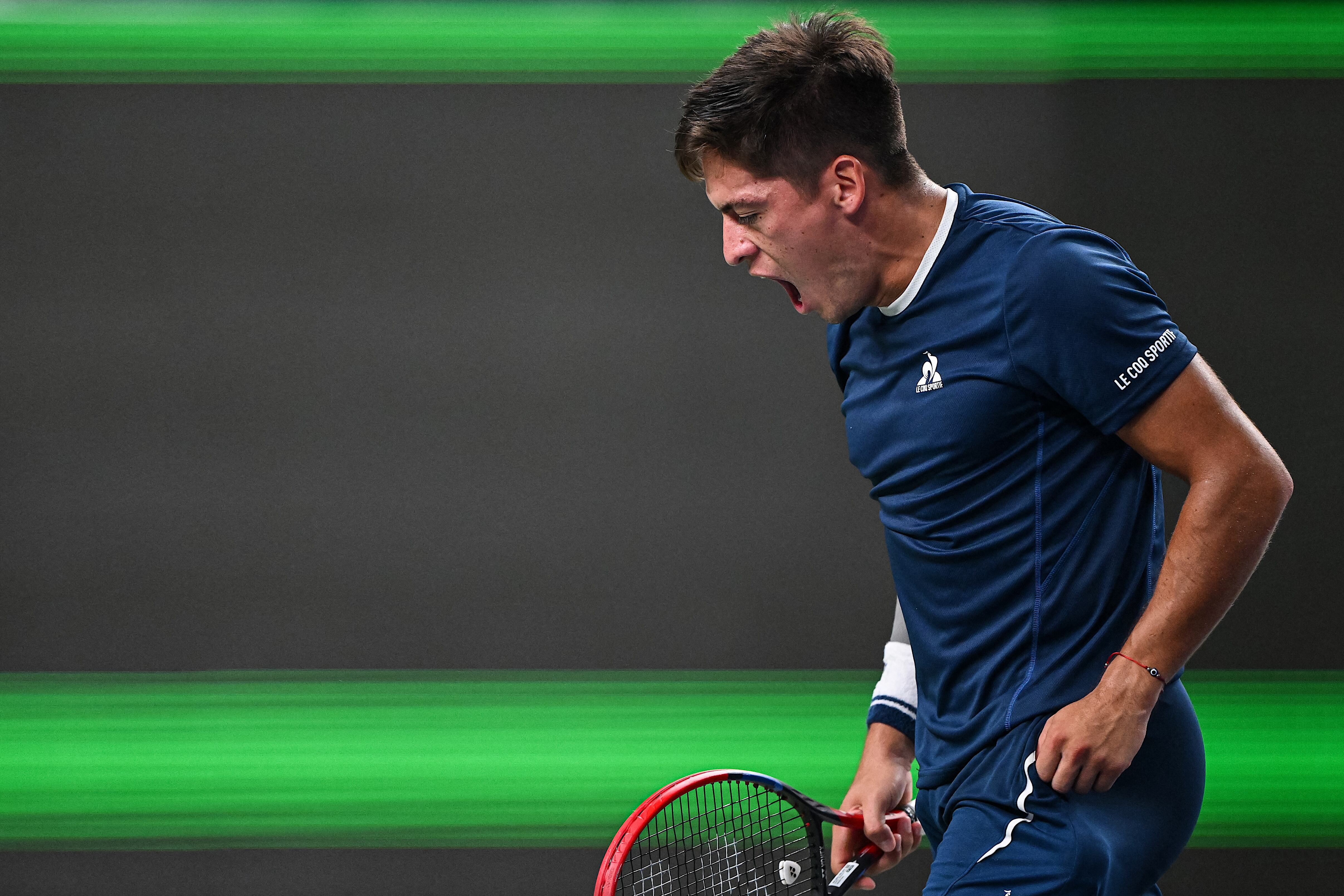 Báez levantó un partido que venía muy complicado