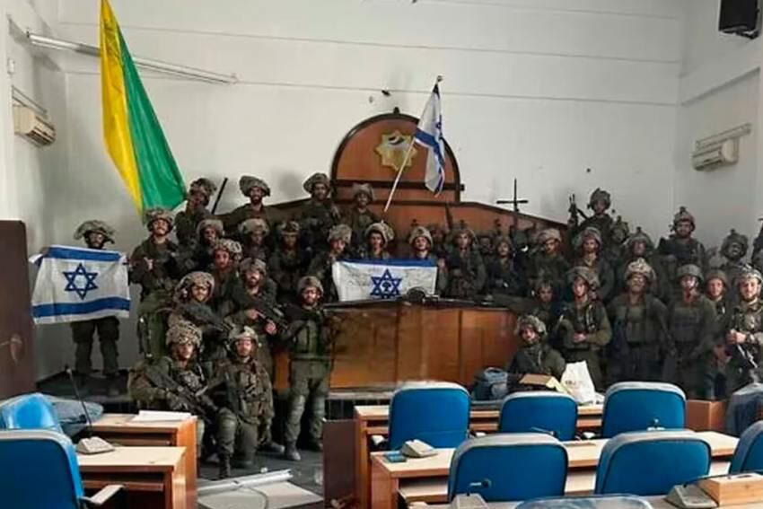 Una brigada israelí tomó el parlamento de la Franja de Gaza