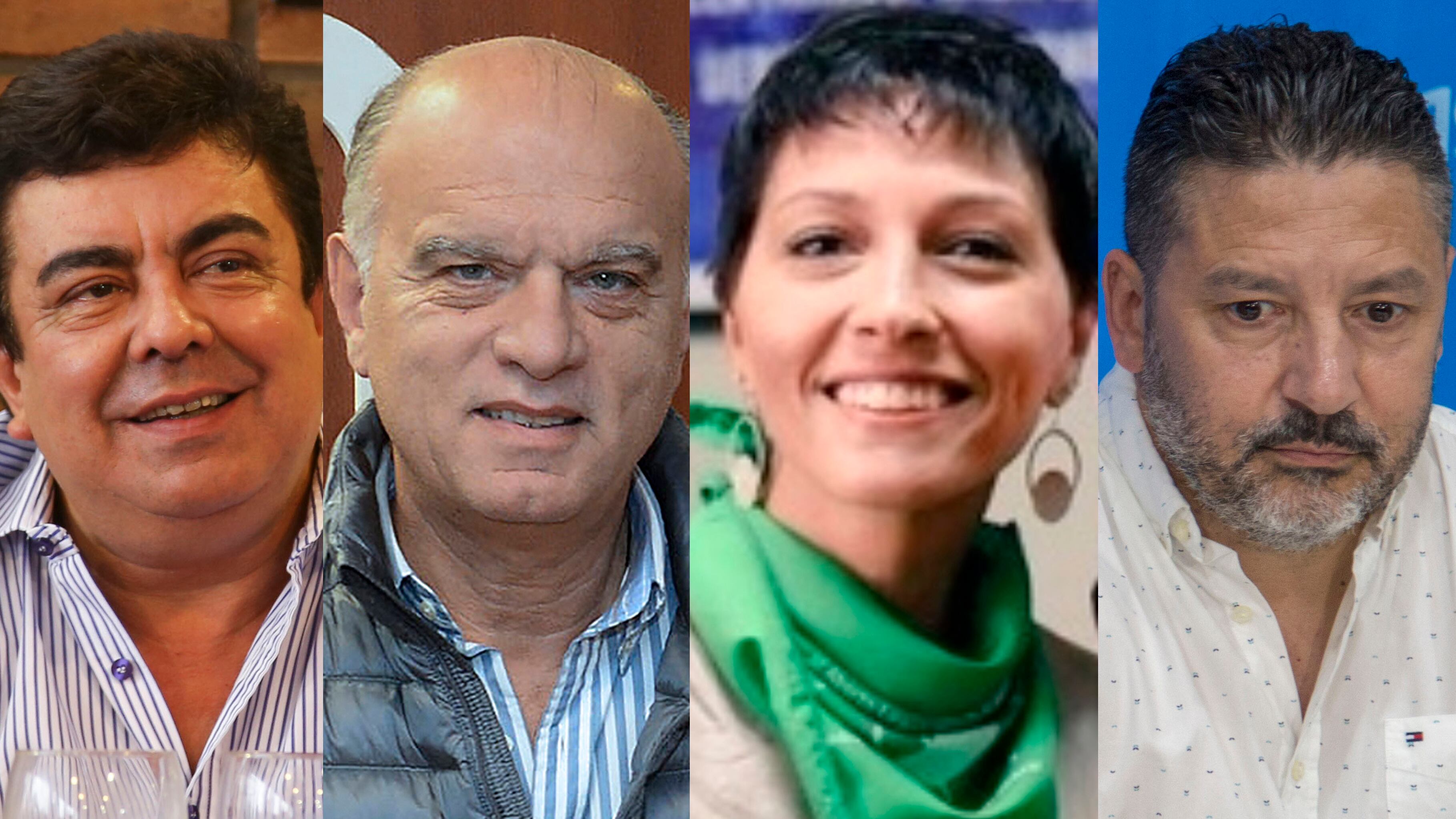 Espinoza, Grindente, Mendoza y Menéndez, ganadores y perdedores en el conurbano.