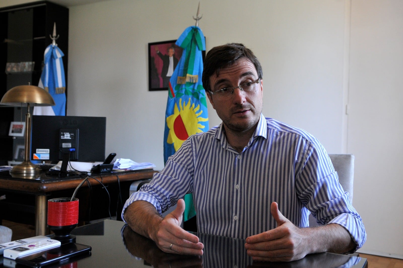 Lucas Ghi, intendente de Morón