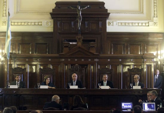  Héctor Salvador Giribone durante el juicio, en 2014.