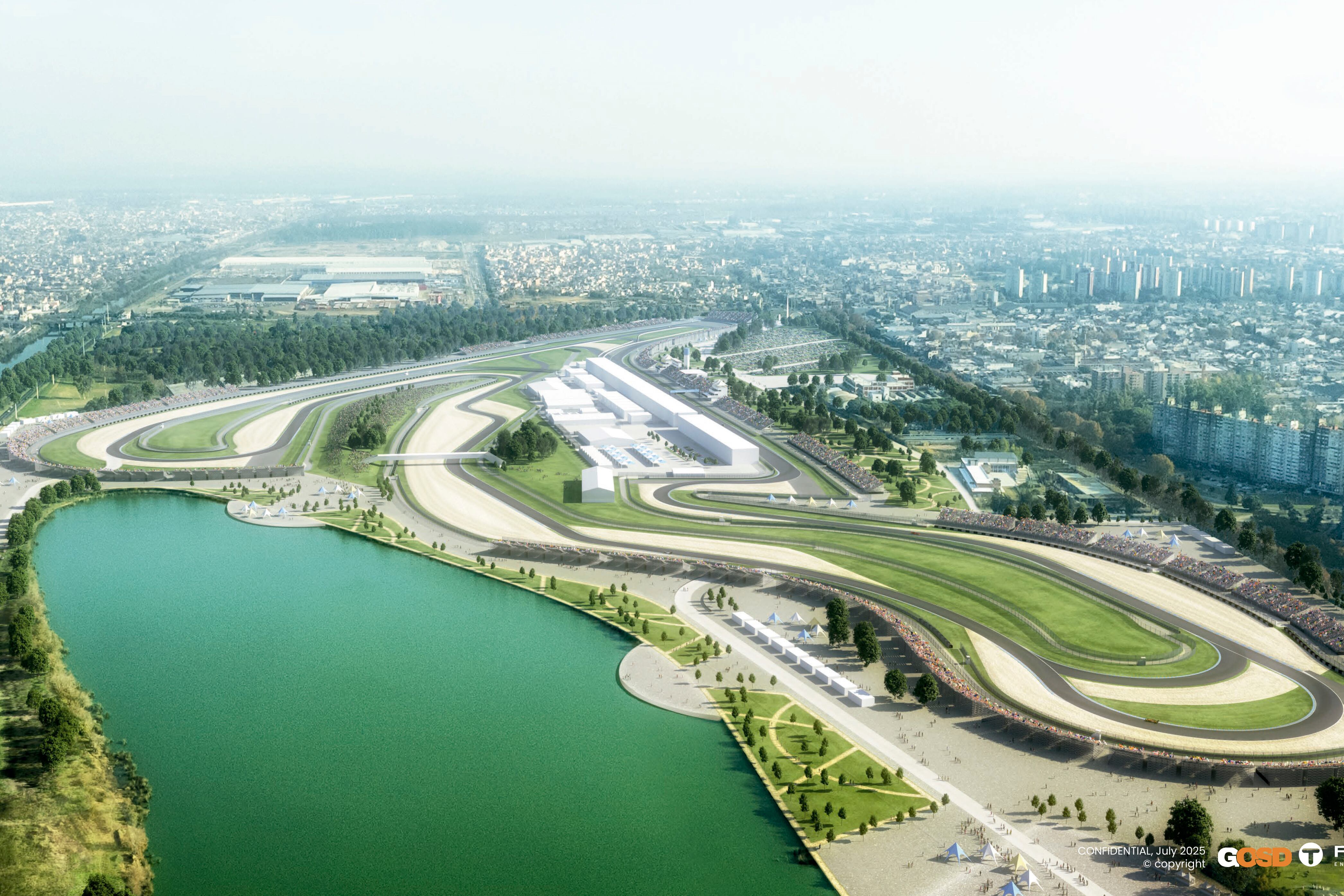 Así lucirá el Autódromo Oscar y Juan Gálvez según el proyecto de remodelación integral