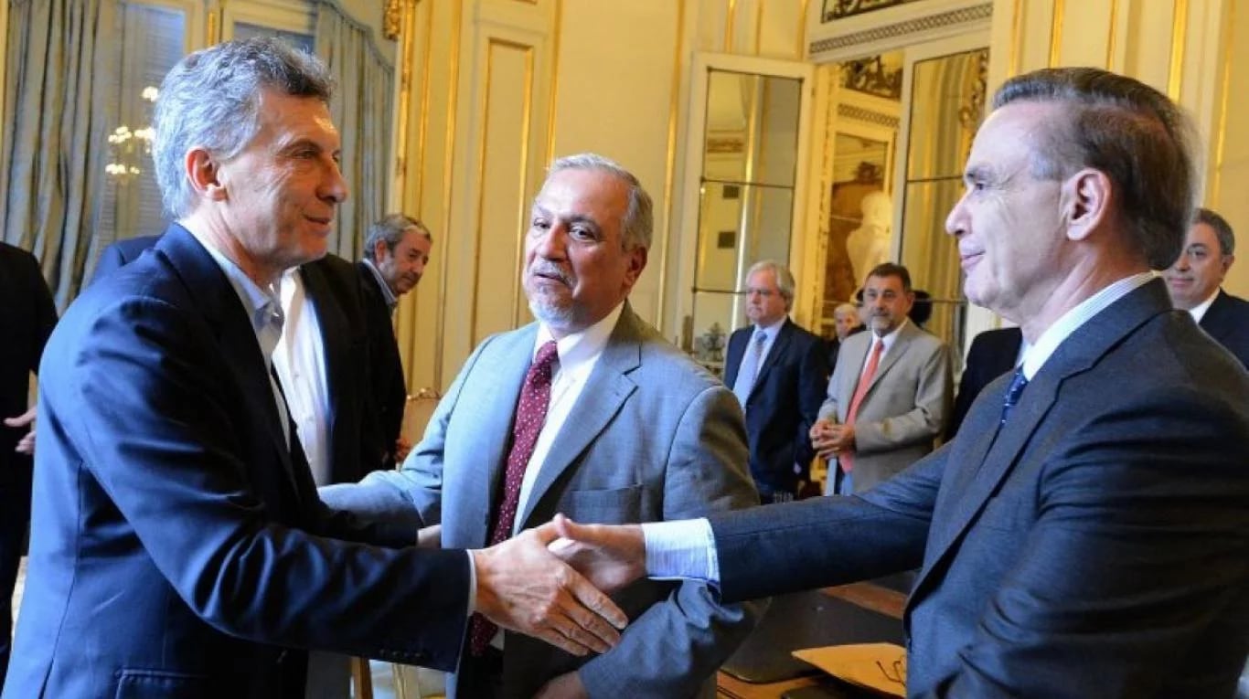 Miguel Pichetto, en una de sus visitas a la Casa Rosada.