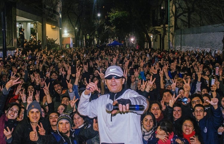 El grupo Mala Fama actuó en el cierre de la convocatoria. 