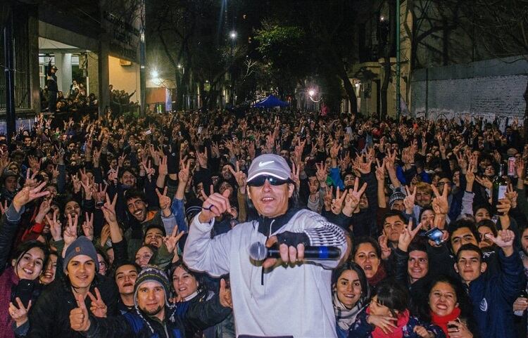 El grupo Mala Fama actuó en el cierre de la convocatoria.