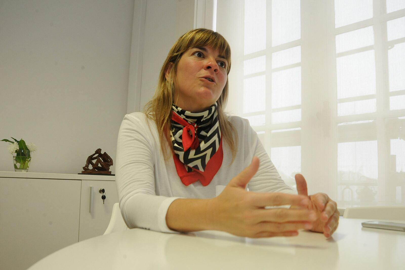 Verónica Irizar planteó sus críticas a la forma de recaudación de la Nación.