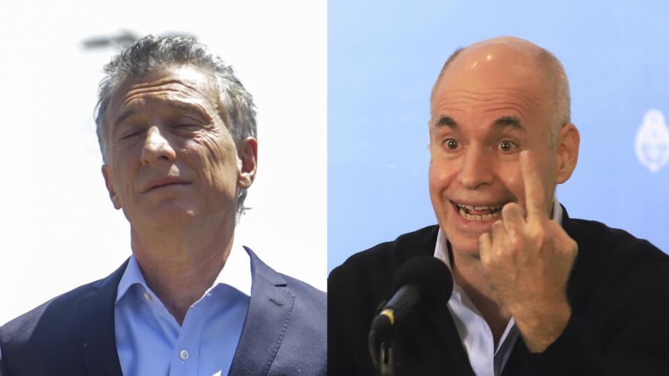 Mauricio Macri y Horacio Rodríguez Larreta.
