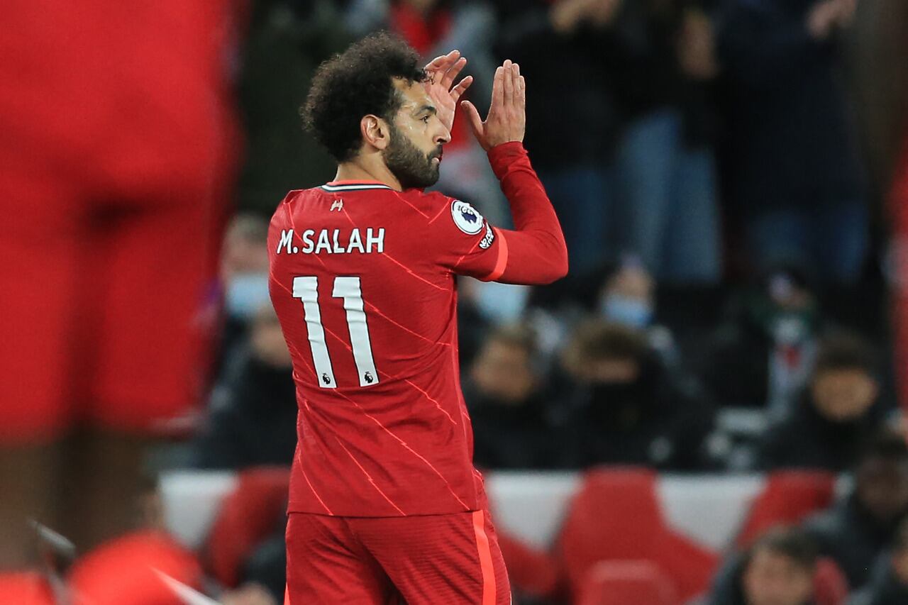 El egipcio Salah marcó el segundo del Liverpool en la ida en Italia