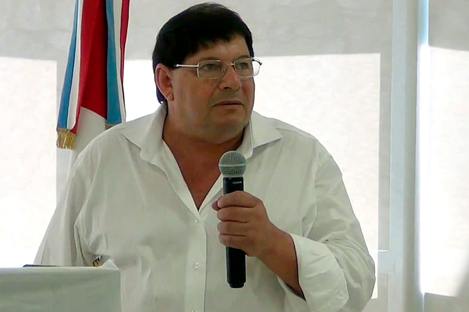 Reguera, titular del sindicato aceitero de San Lorenzo. 