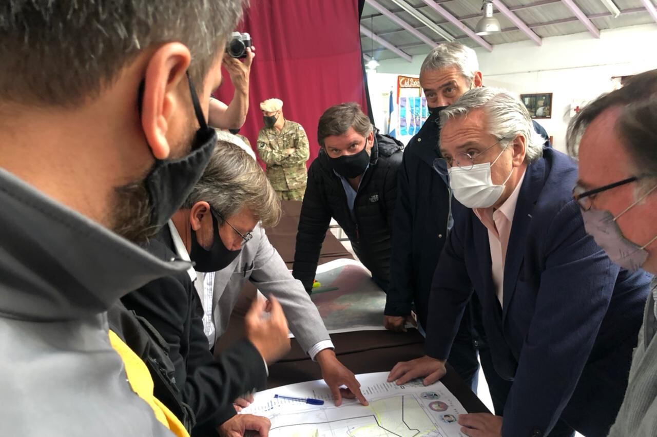 El Presidente se reunió con los intendentes de las zonas afectadas.