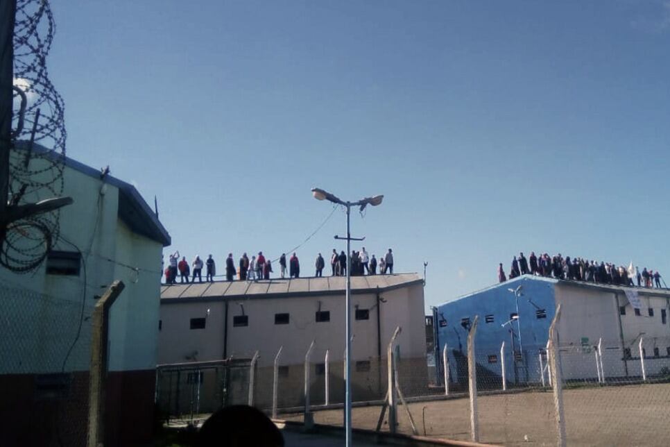 Internos de la unidad 41 de Florencio Varela del Servicio Penitenciario Bonaerense. 