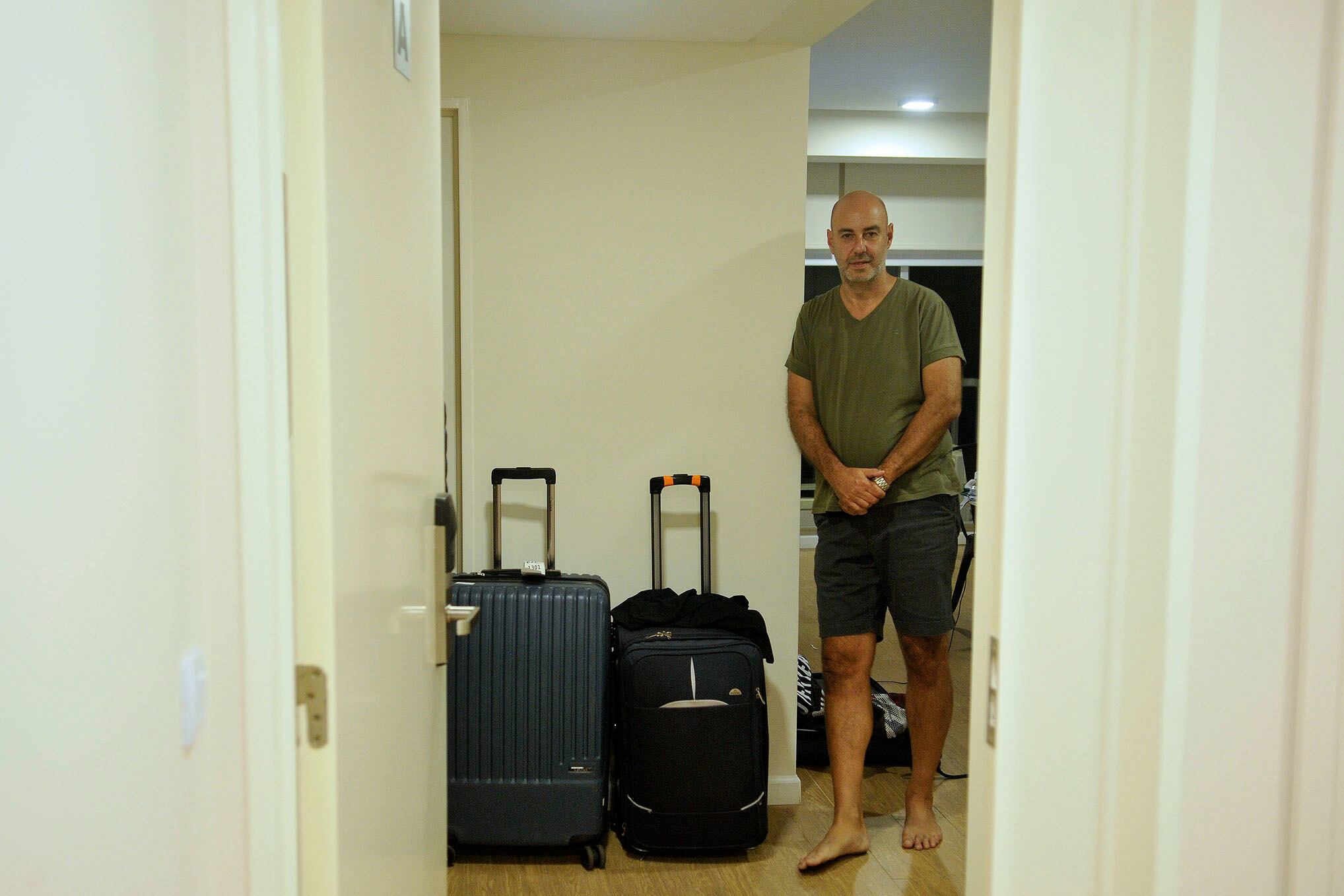 Marcelo Siddig, un empresario que volvió de Nueva York y ahora debió quedar aislado.