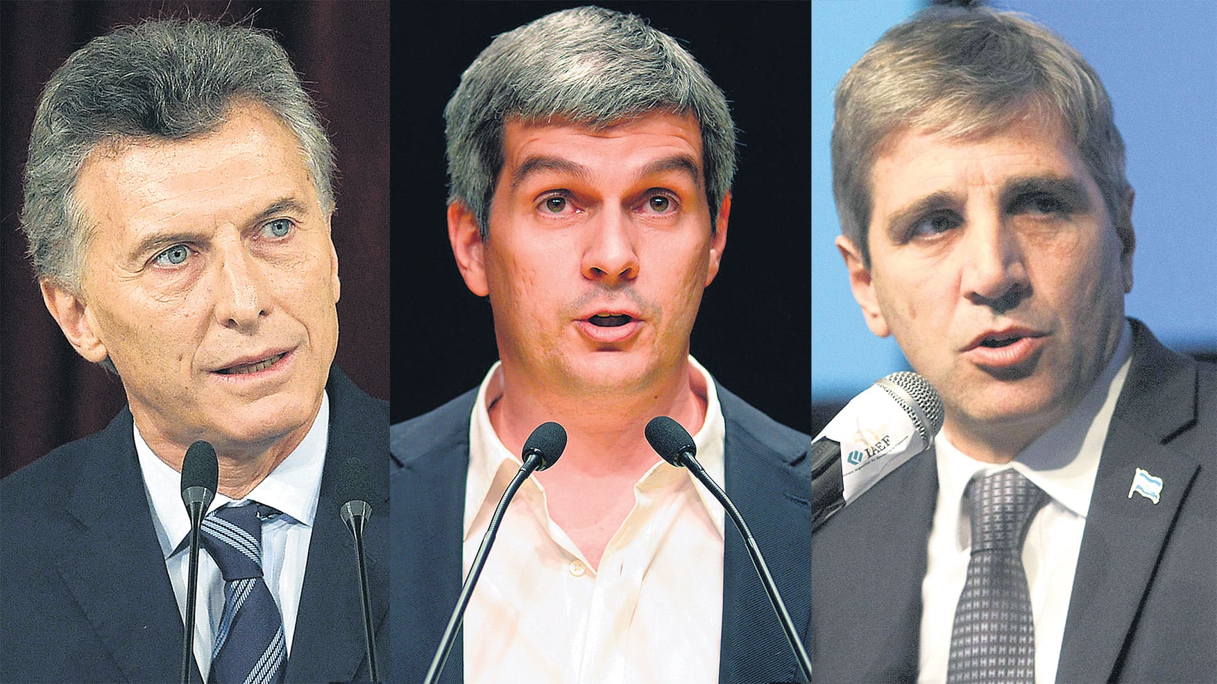 Mauricio Macri, Marcos Peña y Luis Caputo fueron denunciados, junto a Nicolás Dujovne, por la emisión de deuda a cien años.