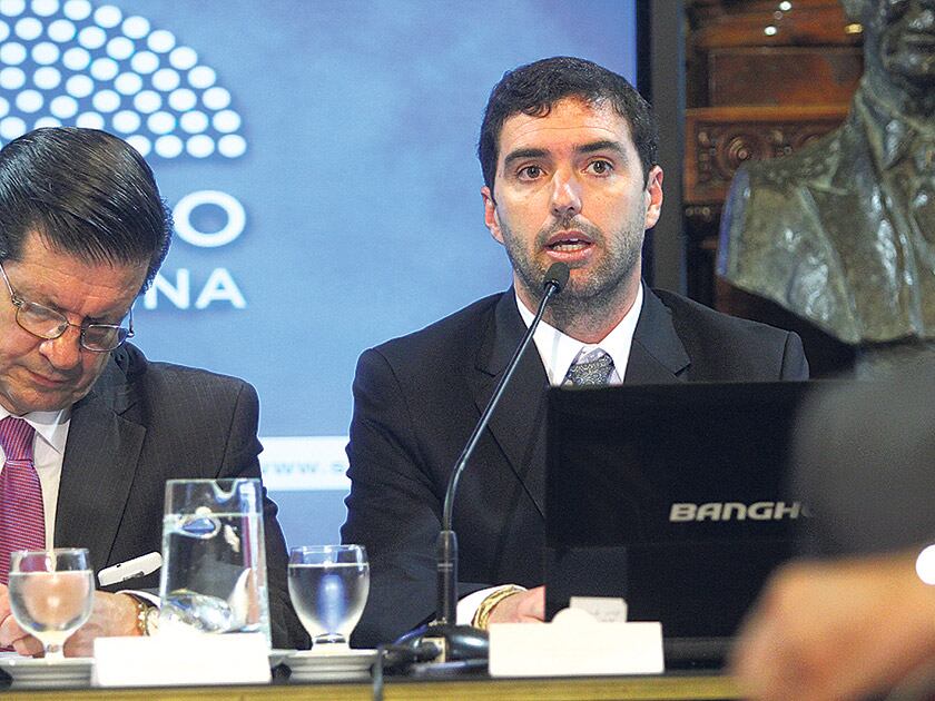 Emilio Basavilbaso, titular de la Anses, el día que debió rendir cuenta ante el Senado por el manejo del FGS.