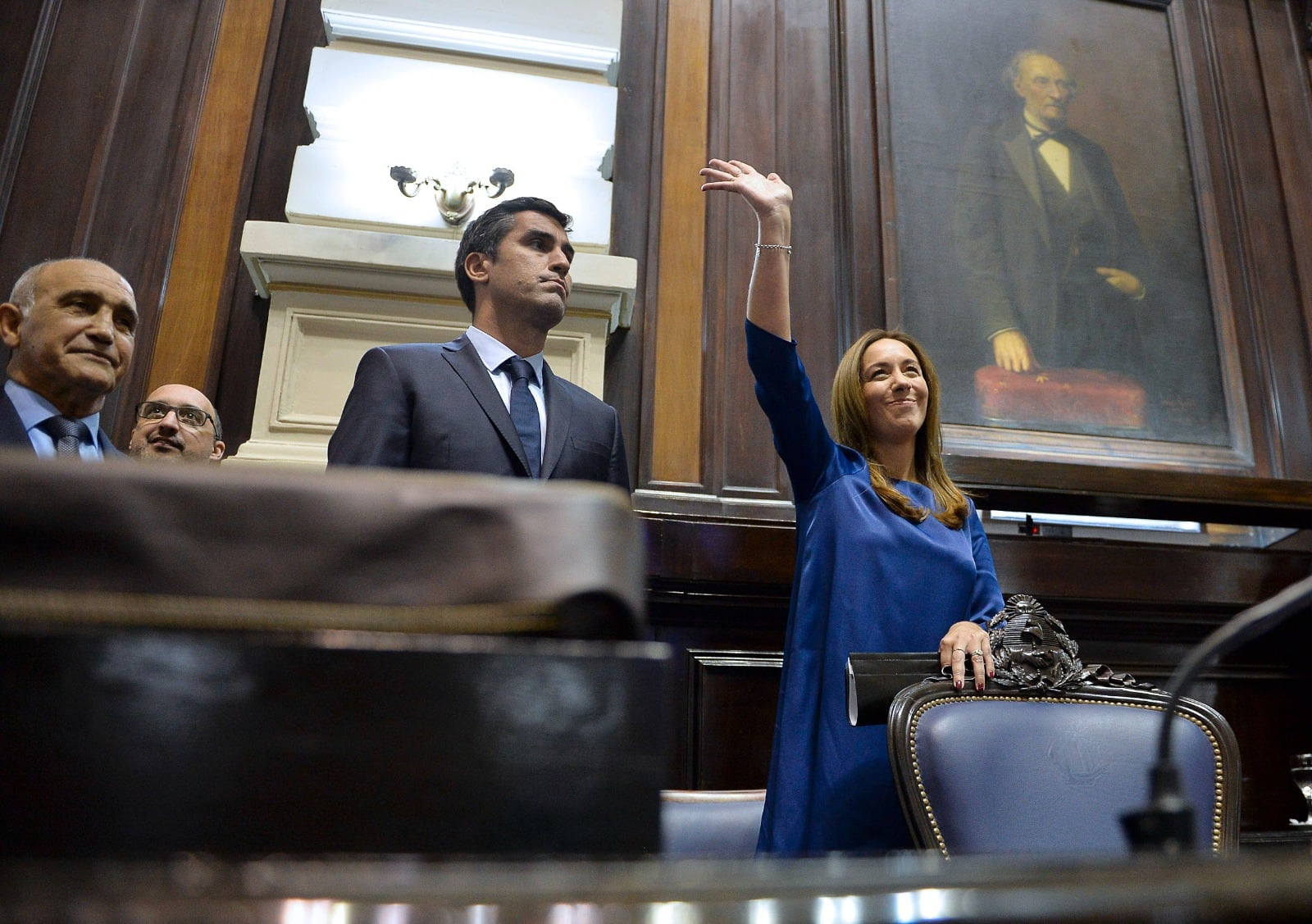 De regreso a la Ciudad, la representación de Vidal se despide de la Legislatura.