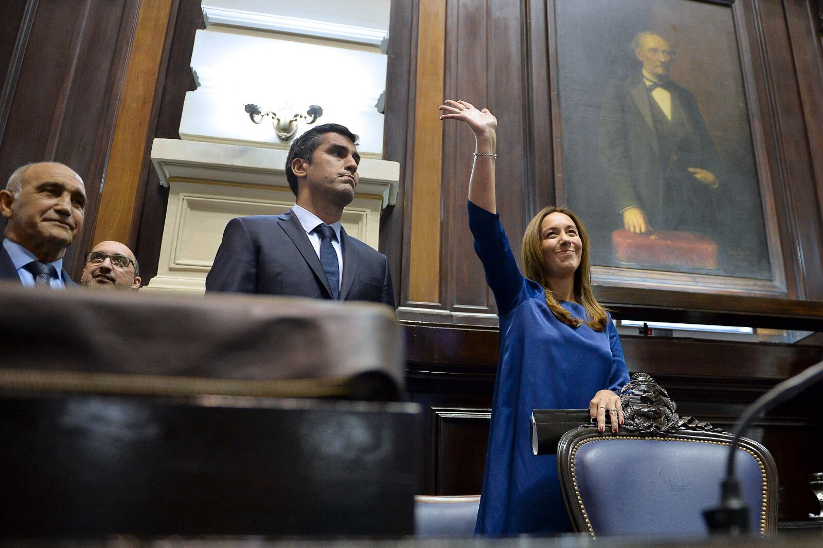 De regreso a la Ciudad, la representación de Vidal se despide de la Legislatura.