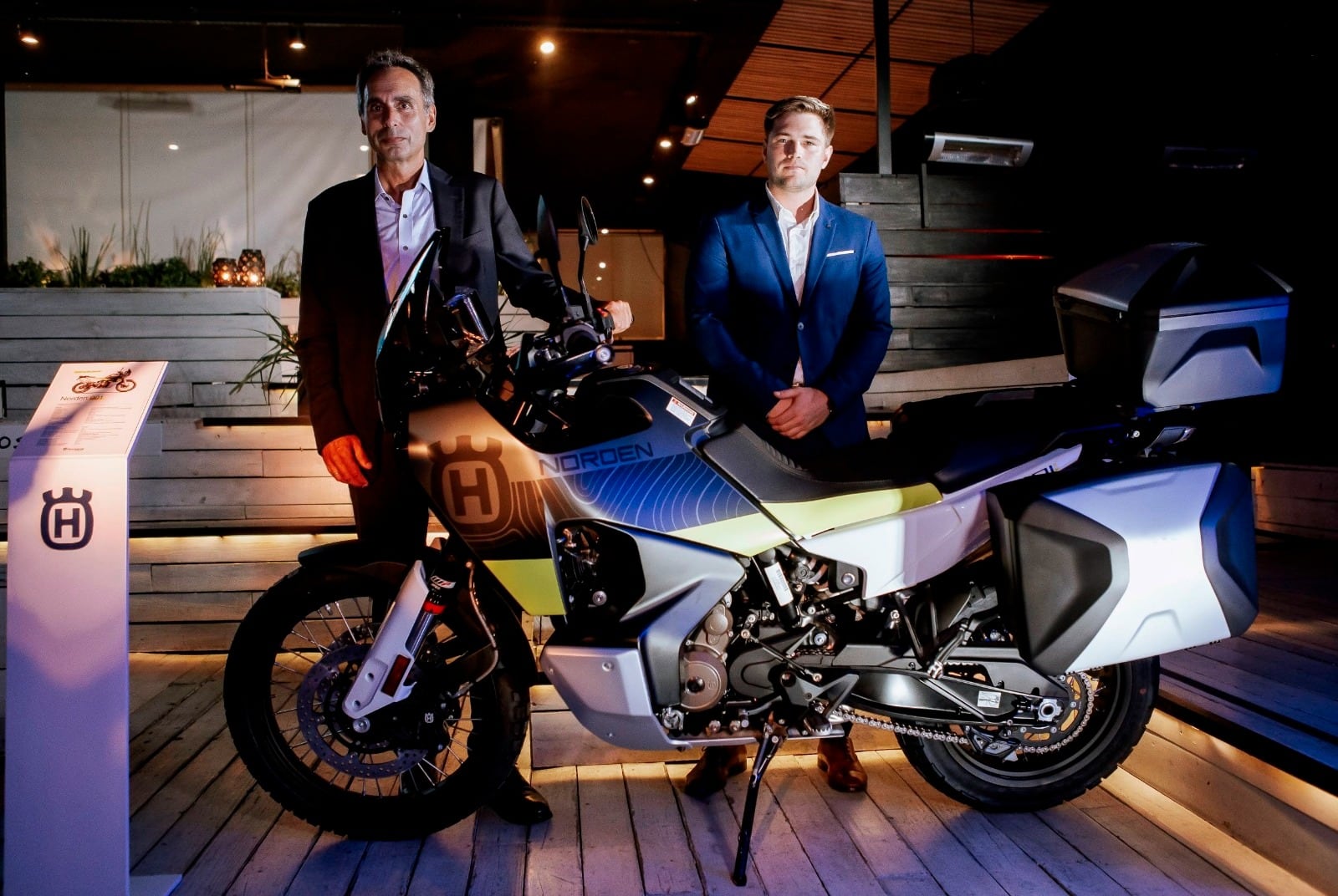 Juan Carlos Mas (Simpa SA) y Daniel Riganti (Husqvarna)