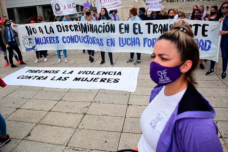 Las colectiveras presentaron propuestas de ordenanza.