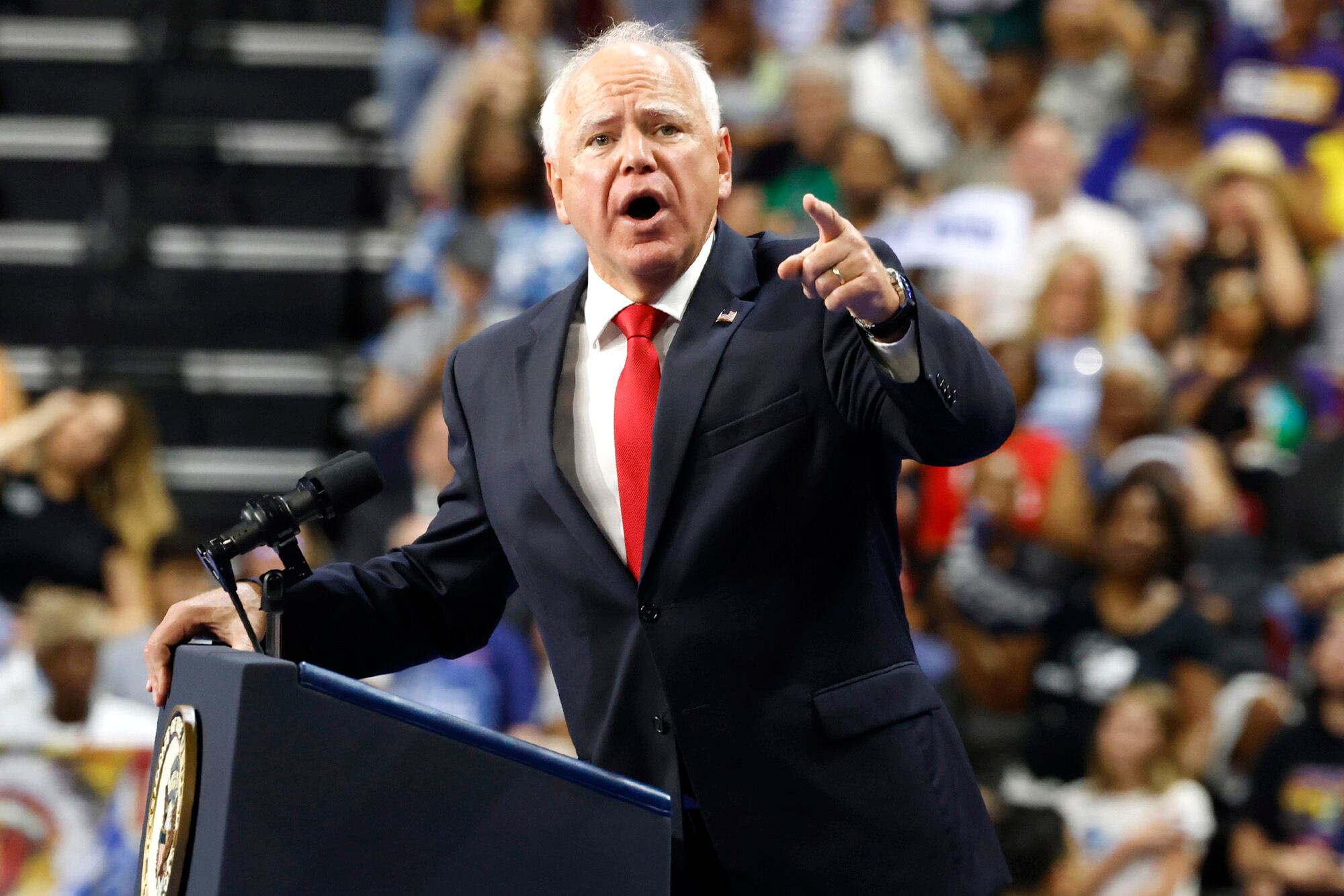 Tim Walz, candidato a la vicepresidencia de Estados Unidos.