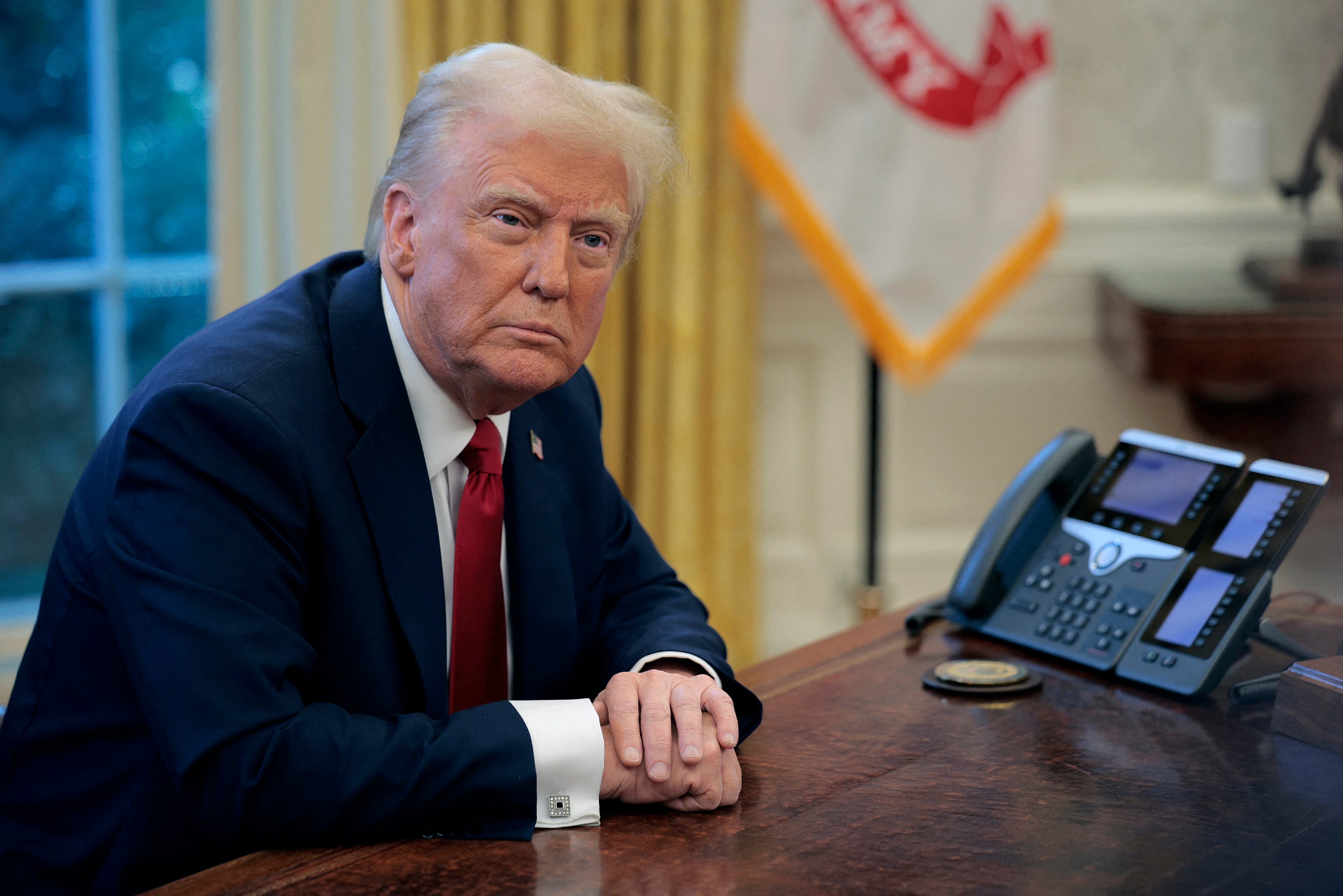 Trump aseguró que el proceso de paz "está avanzando" y su equipo está "trabajando muy duro"