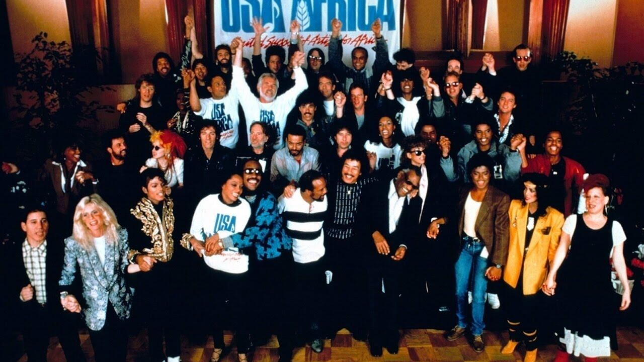 USA for Africa fue el mayor conglomerado de estrellas hasta el presente.