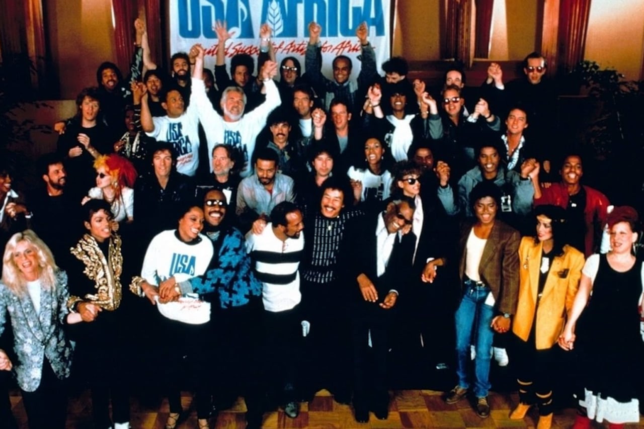 USA for Africa fue el mayor conglomerado de estrellas hasta el presente.