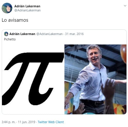 Uno de los memes que se viralizaron.