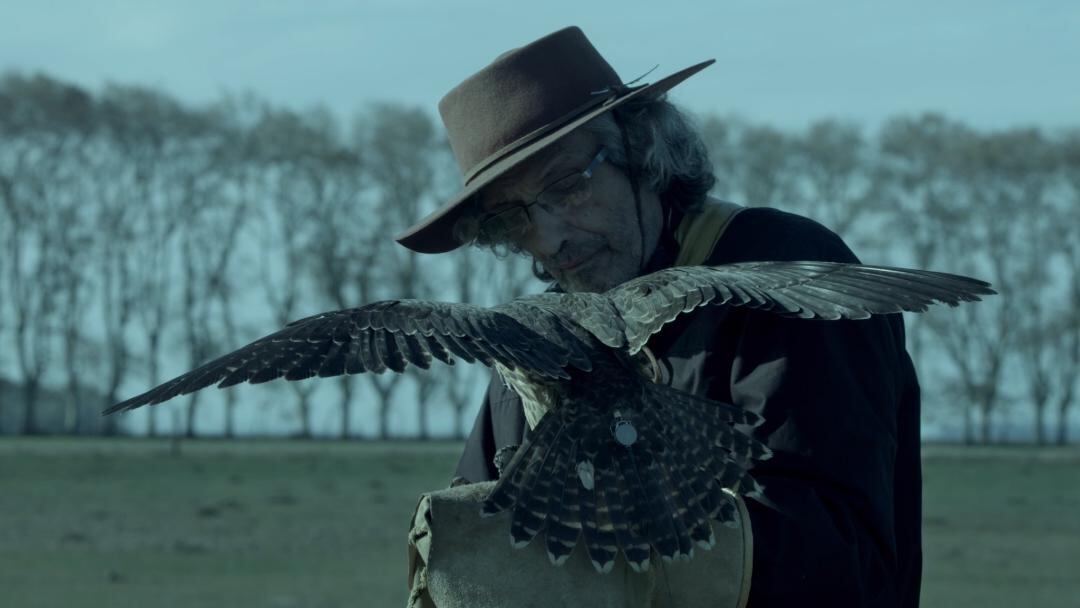 Soulé, amante de la cetrería, en el documental que hasta ahora solo se pudo pasar online.