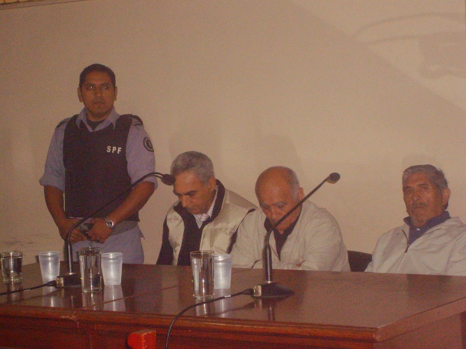 Perelló y Del Valle, en el juicio de 2014, en el que fueron condenados. 