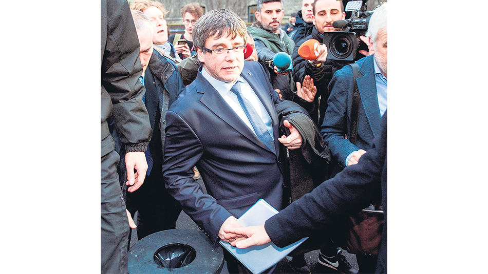 Puigdemont apostó fuerte con su viaje a Dinamarca.