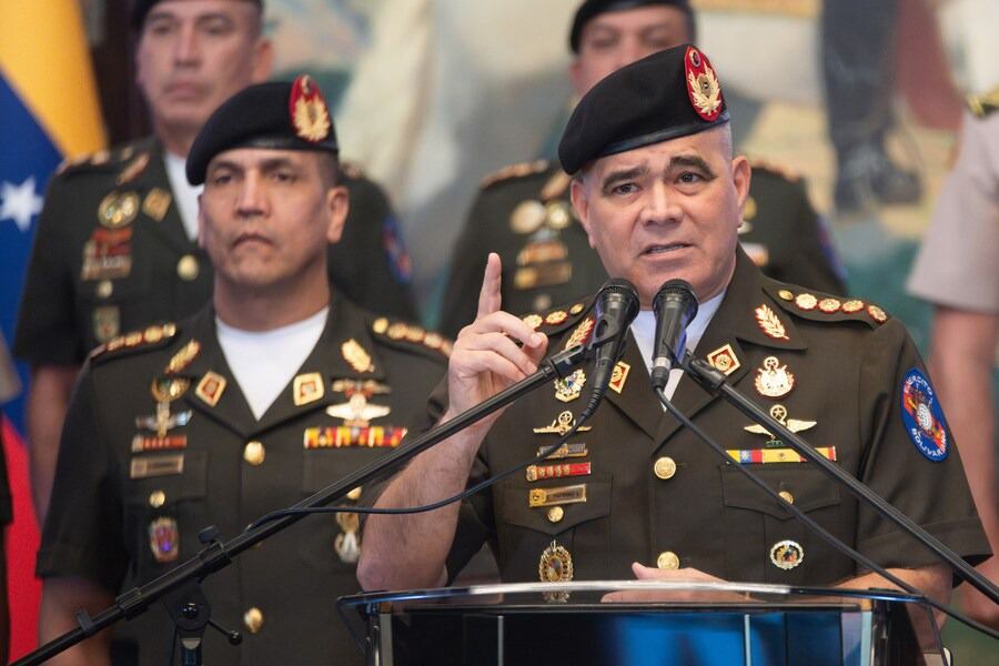 Vladimir Padrino, ministro de Defensa.