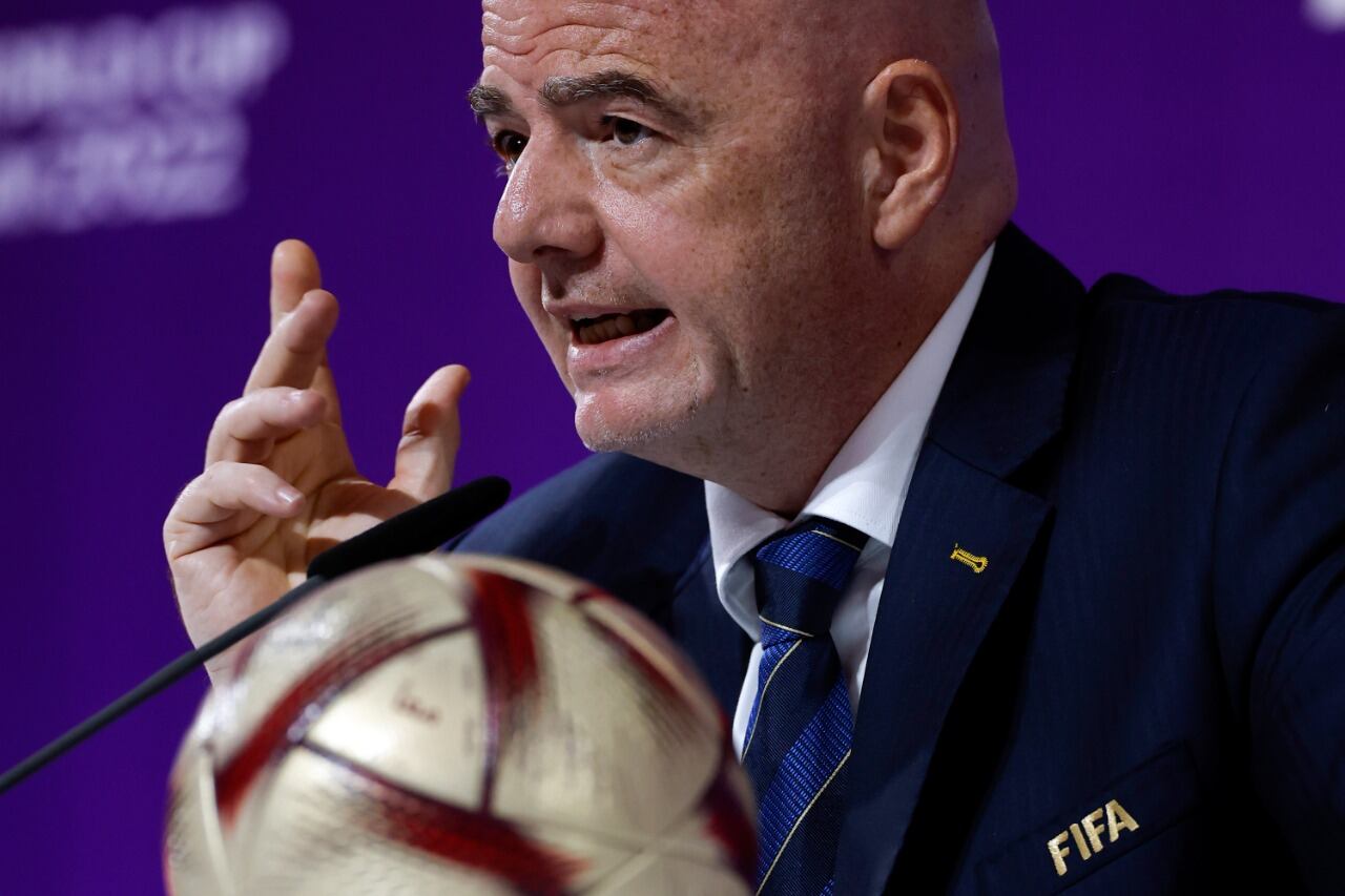 Gianni Infantino, presidente de la FIFA.