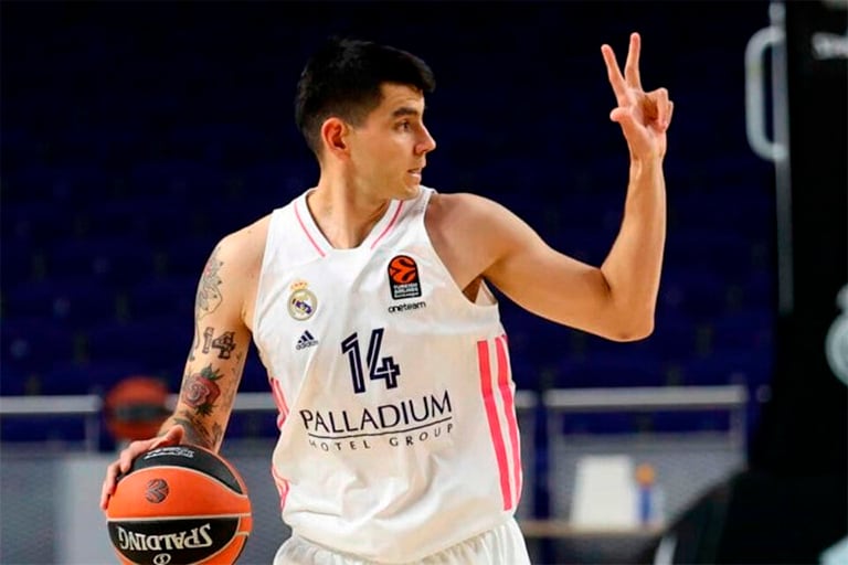 Gabriel Deck, alero del Real Madrid.