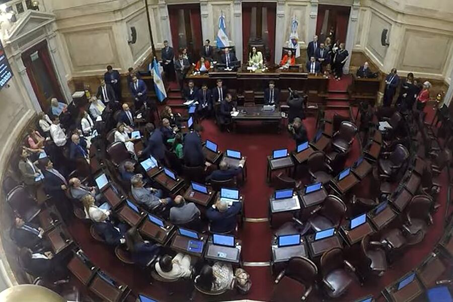 Mal día para Victoria Villarruel ante la frustrada sesión preparatoria.