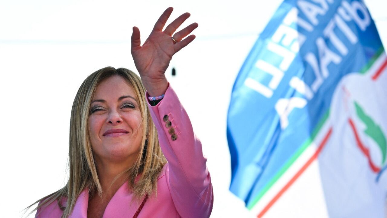 La ultraderechista Meloni, la gran favorita