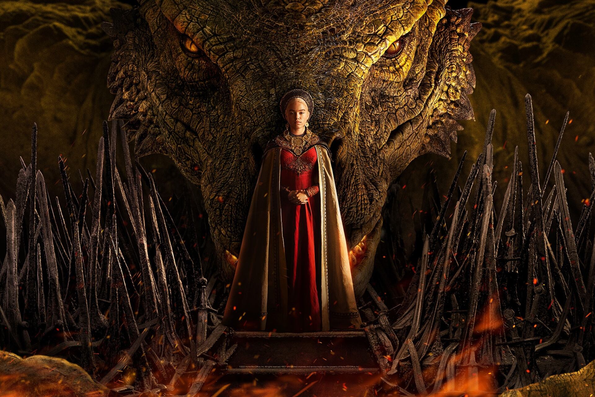 House of the Dragon atrajo la mayor audiencia para una sola noche desde 19 de mayo de 2019, fecha en la que se emitió el último episodio de Game of Thrones.