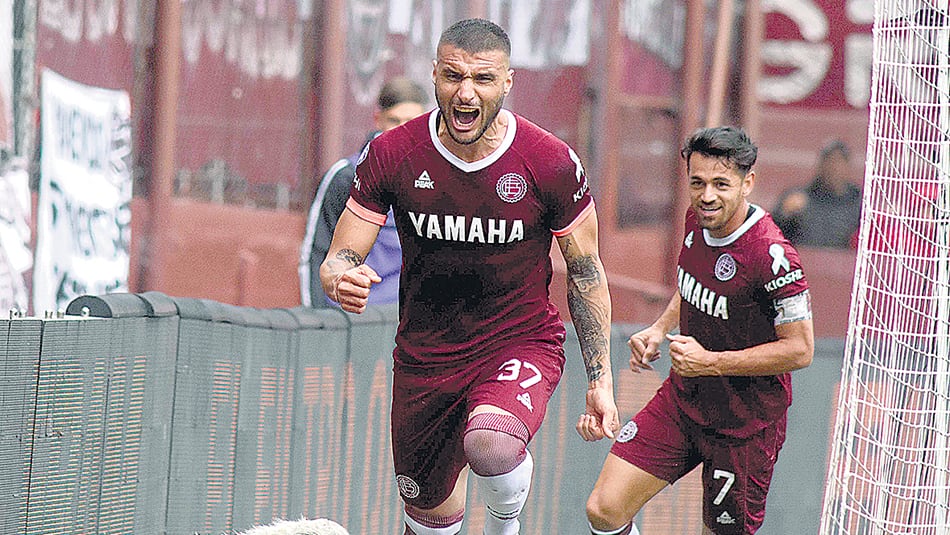 Grito de gol y desahogo de Ribas.