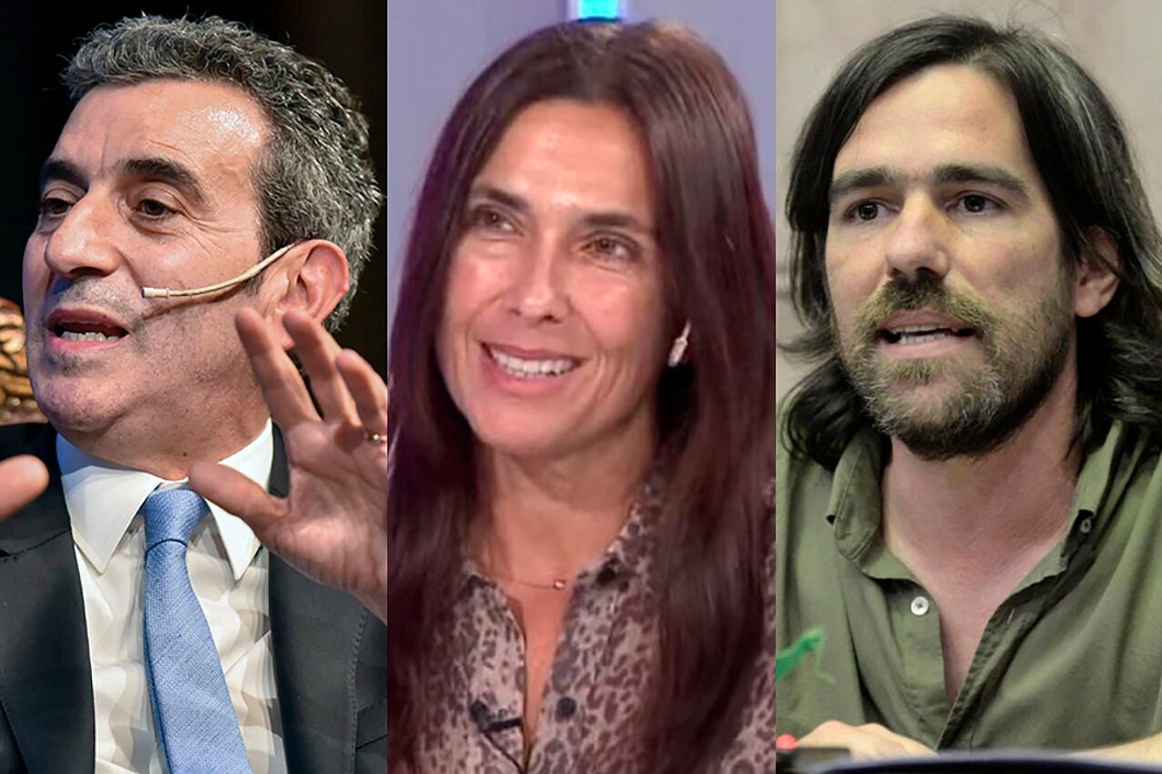 Florencio Randazzo, María Eugenia Talerico y Nicolás del Caño. 