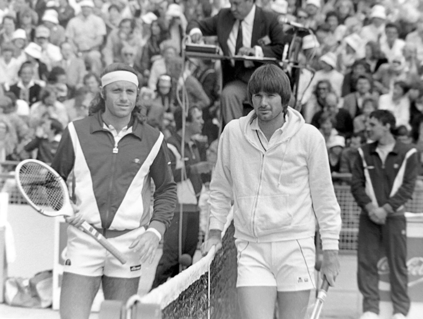 Vilas con Jimmy Connors en Montecarlo.