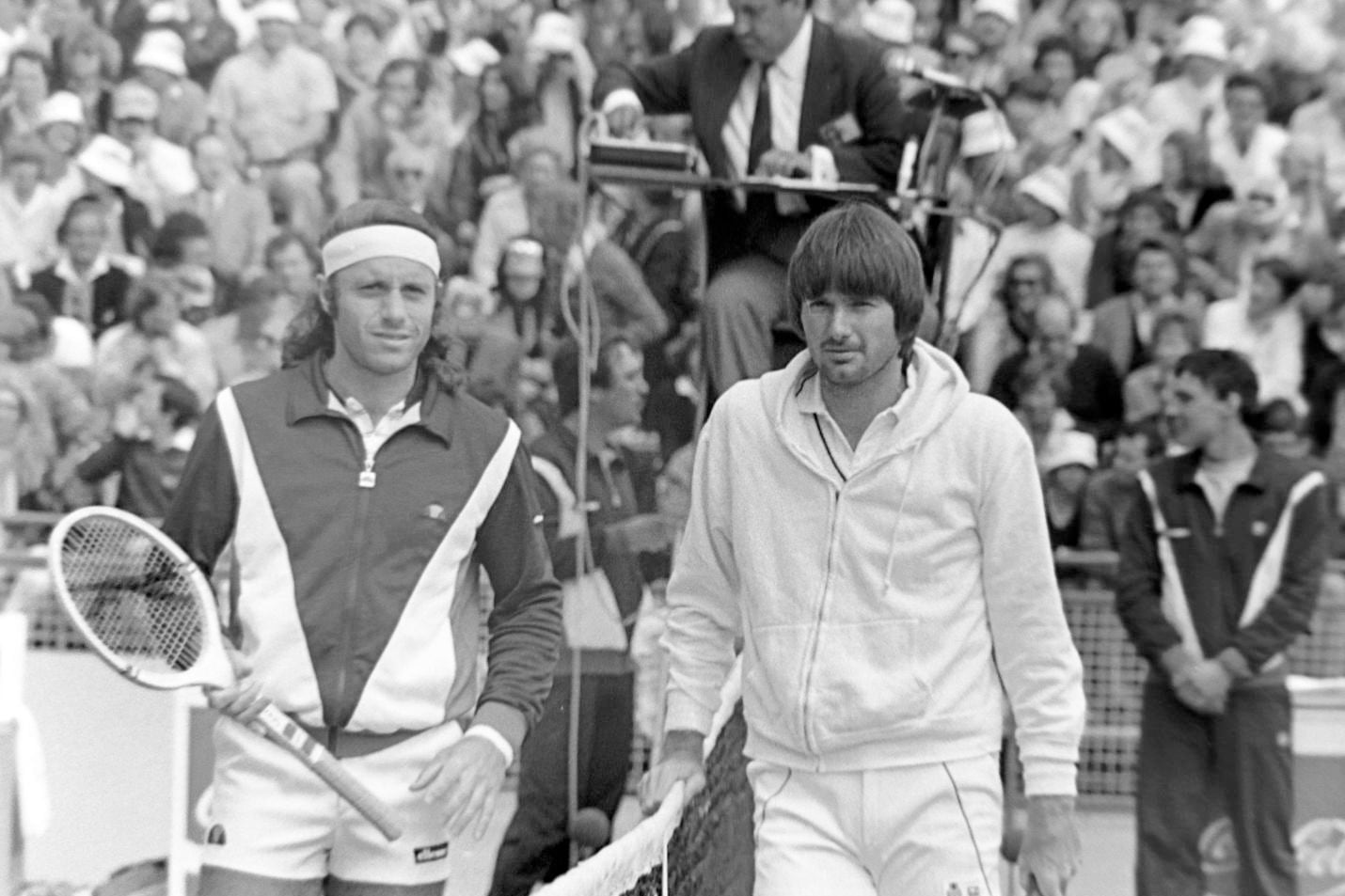 Vilas con Jimmy Connors en Montecarlo.