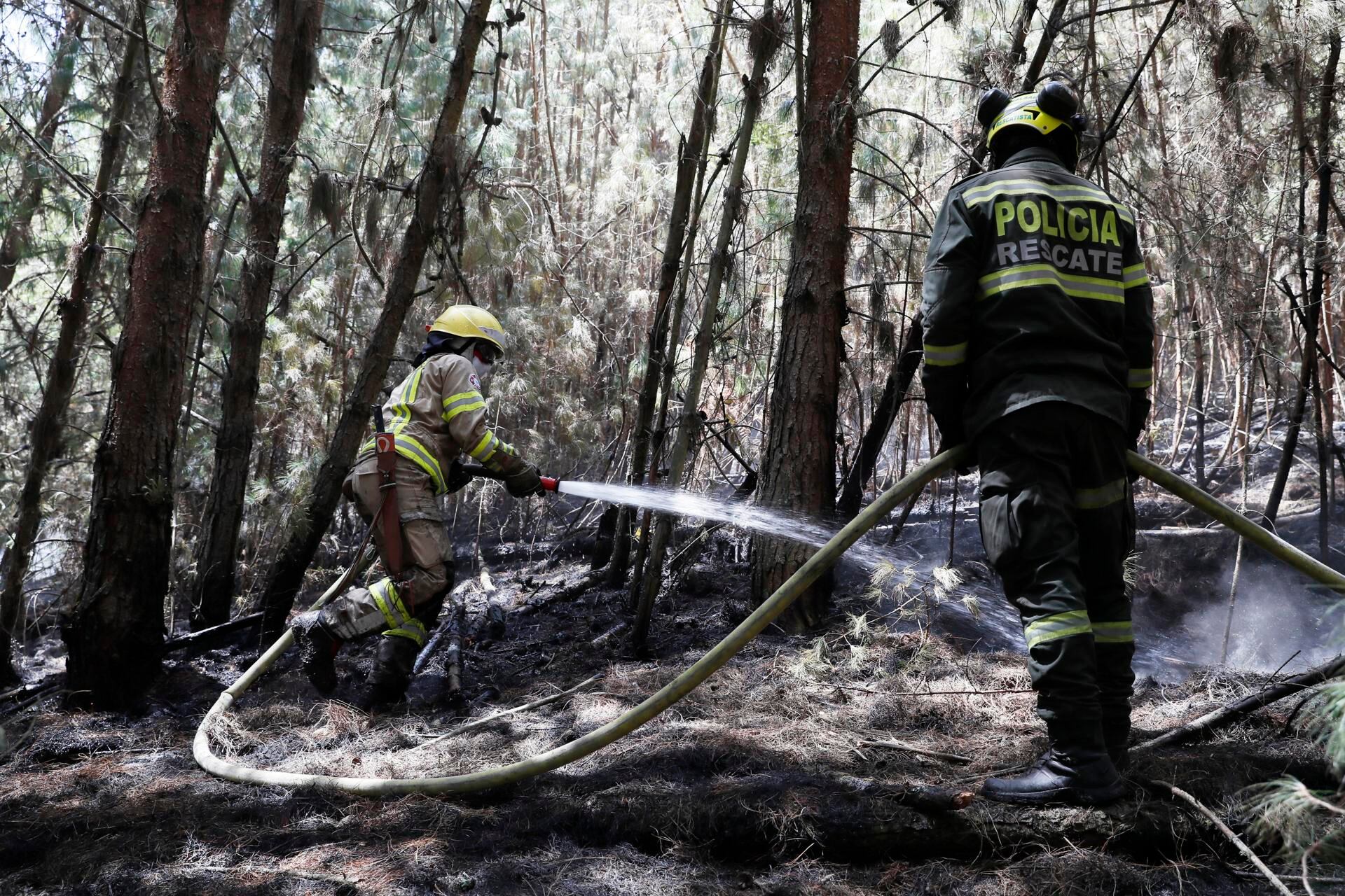Bogotá cierra el acceso al público a al menos 40 parque nacionales por los incendios en Colombia