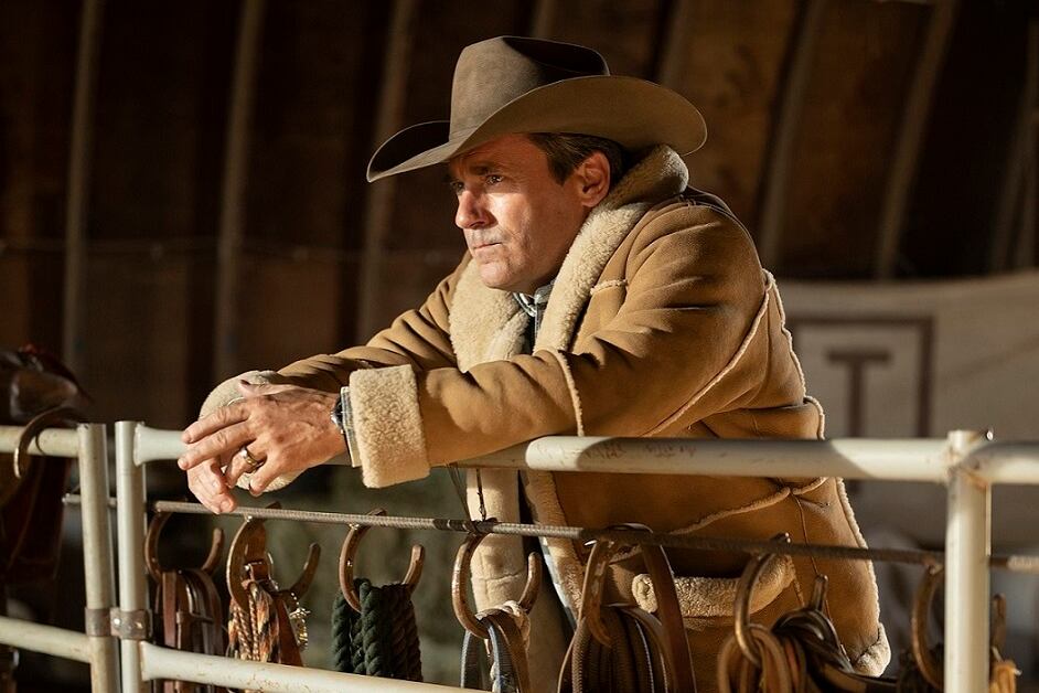 Jon Hamm encarna a un impasible sheriff de Dakota del Norte.