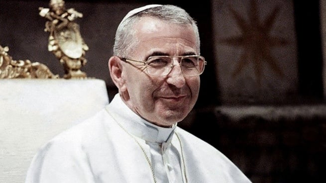 Juan Pablo I, conocido como El Papa de la sonrisa, estuvo en su cargo solo 33 días.
