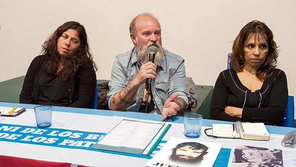 Sergio Maldonado, en una actividad realizada ayer en Bariloche, tras conocerse la decisión judicial.