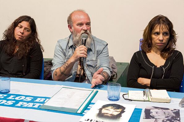 Sergio Maldonado, en una actividad realizada ayer en Bariloche, tras conocerse la decisión judicial.