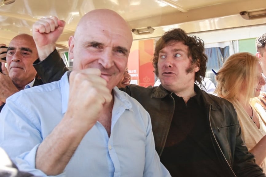 José Luis Espert y Javier Milei. 